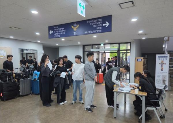 해양경찰교육원, 신임 해양경찰관 289명 입교훈련 중
